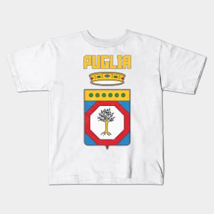 Apulia/Puglia Italy Region Coat of Arms / Vintage Style Kids T-Shirt